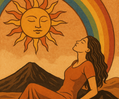 liggen op de vulkaan