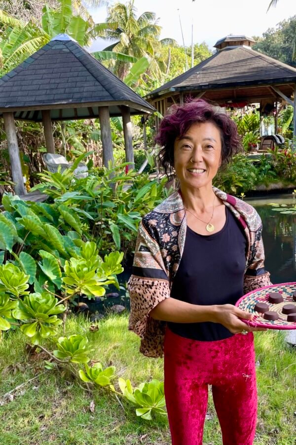 Yoga and cacao ceremony Hawaii