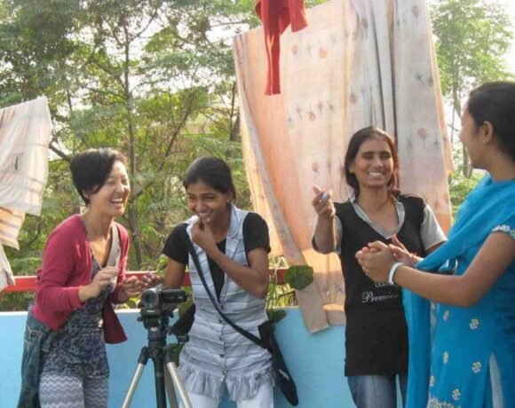 Oneminutes Jr & UNICEF India. Filming with girls from the pariah class about their hopes and dreams.